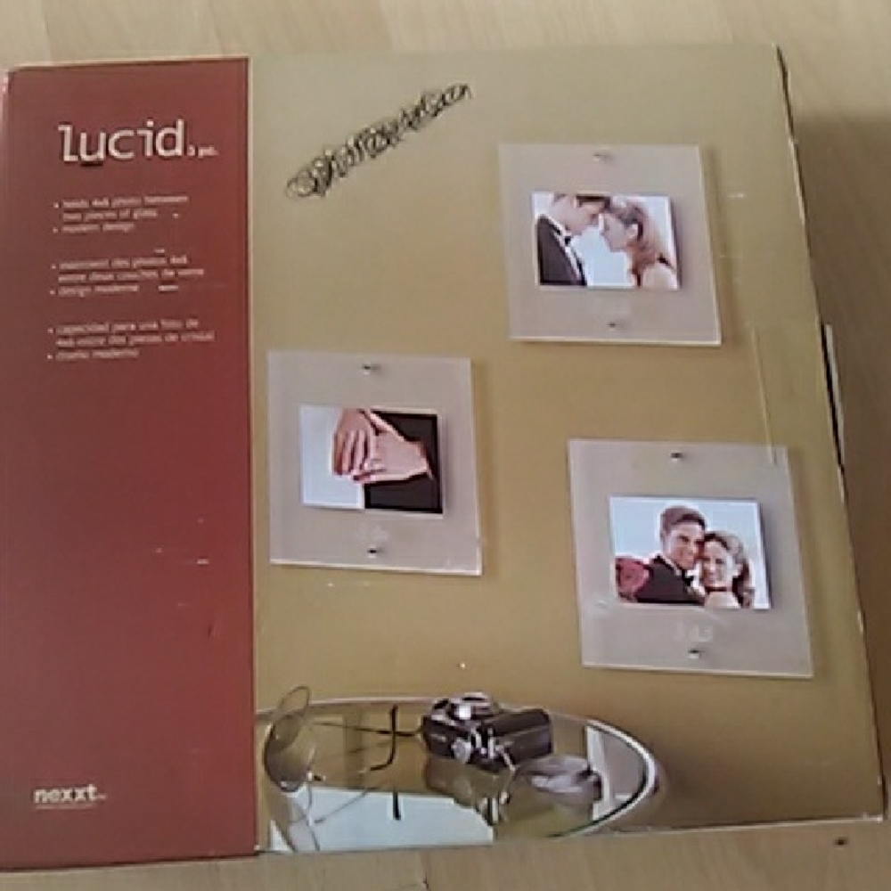 YES 💲1⃣DOLLARS▶I DO!▶Lucid 3-Piece Photo Frame Set